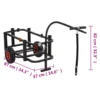 Fishing Trolley Black Steel - Image 9