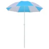 Beach Umbrella Shelter Blue & White - Image 2